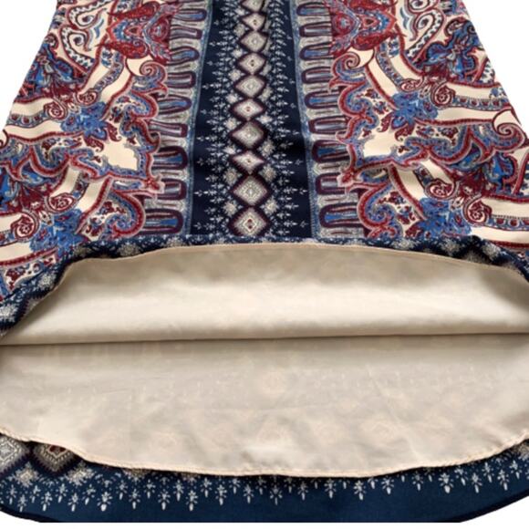 Lila Rose Dress Floral Paisley Print Sleeveless Shift Summer Tank Dress Size 2 - Picture 8 of 14